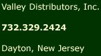 Valley Distributors, Inc.